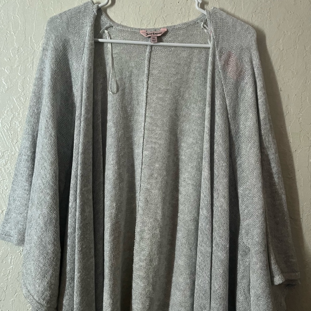 Grey Juicy couture cardigan sweater